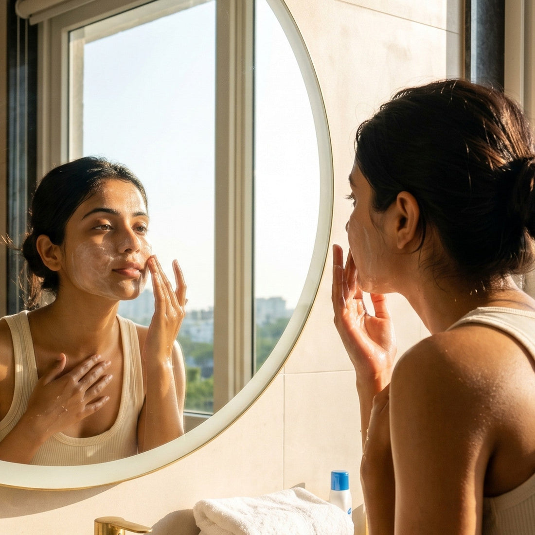 Indian summer skincare from within — mydaily Vegan Collagen Support and 6X Green Tea glow routine for May-June 2026