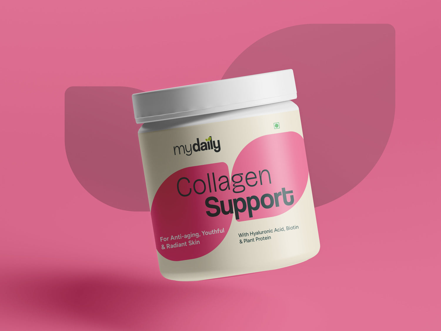 Skin Care collection by mydaily, vegan Collagen Support with hyaluronic acid, biotin and vitamin C